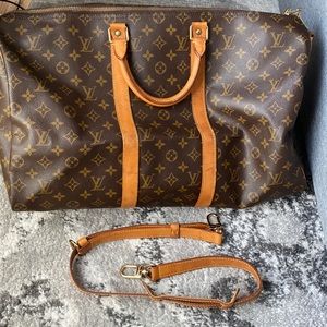 Authentic vintage Louis Vuitton keepall bandouliere 50
